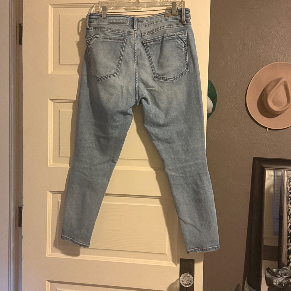 Buckle Light Blue Distressed Skinny Jeans - Picture 2 of 2